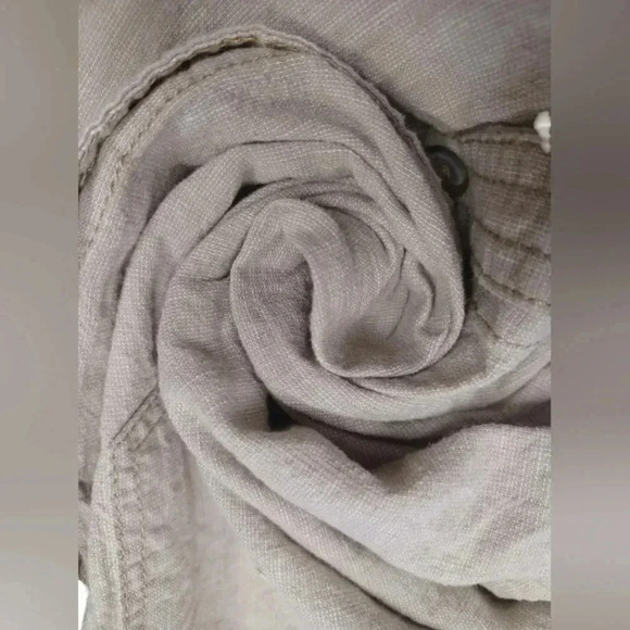 Point Zero Button Down Grey Short Sleeve Size Large - Picture 5 of 8